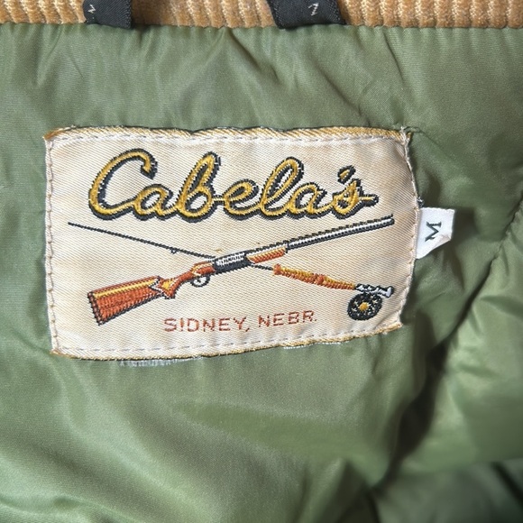 Vintage Cabelas Coat Men’s Gore-Tex Goose-down Hunting Outdoors Green M - Picture 11 of 11